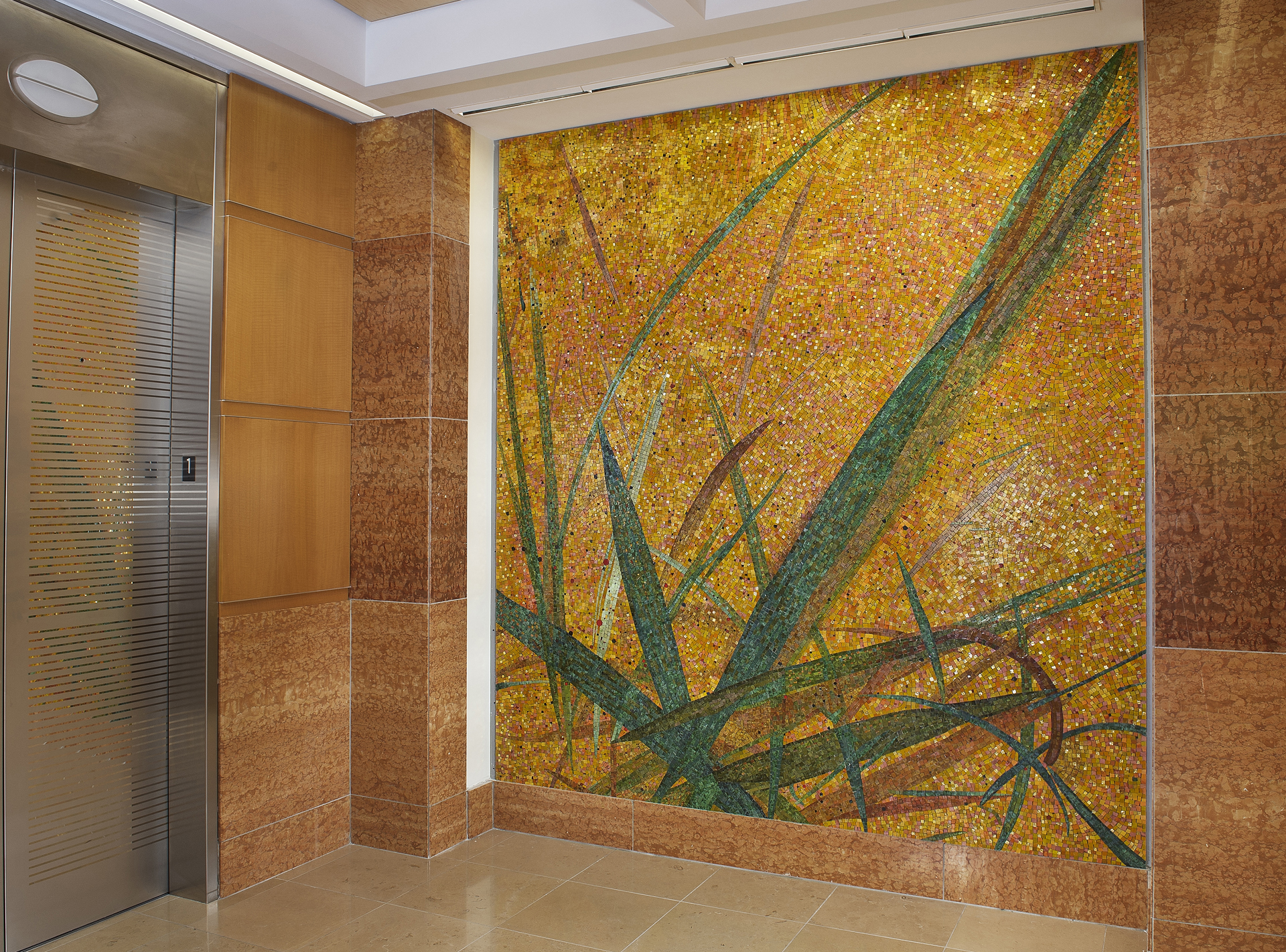 Elevator Lobby Mosaics