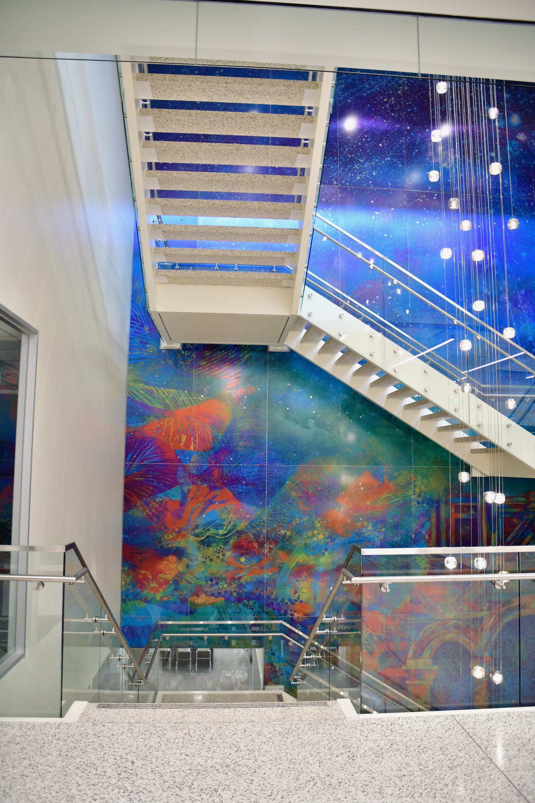 University of Texas Medical Branch Health Education Center – Feature Stairwell
