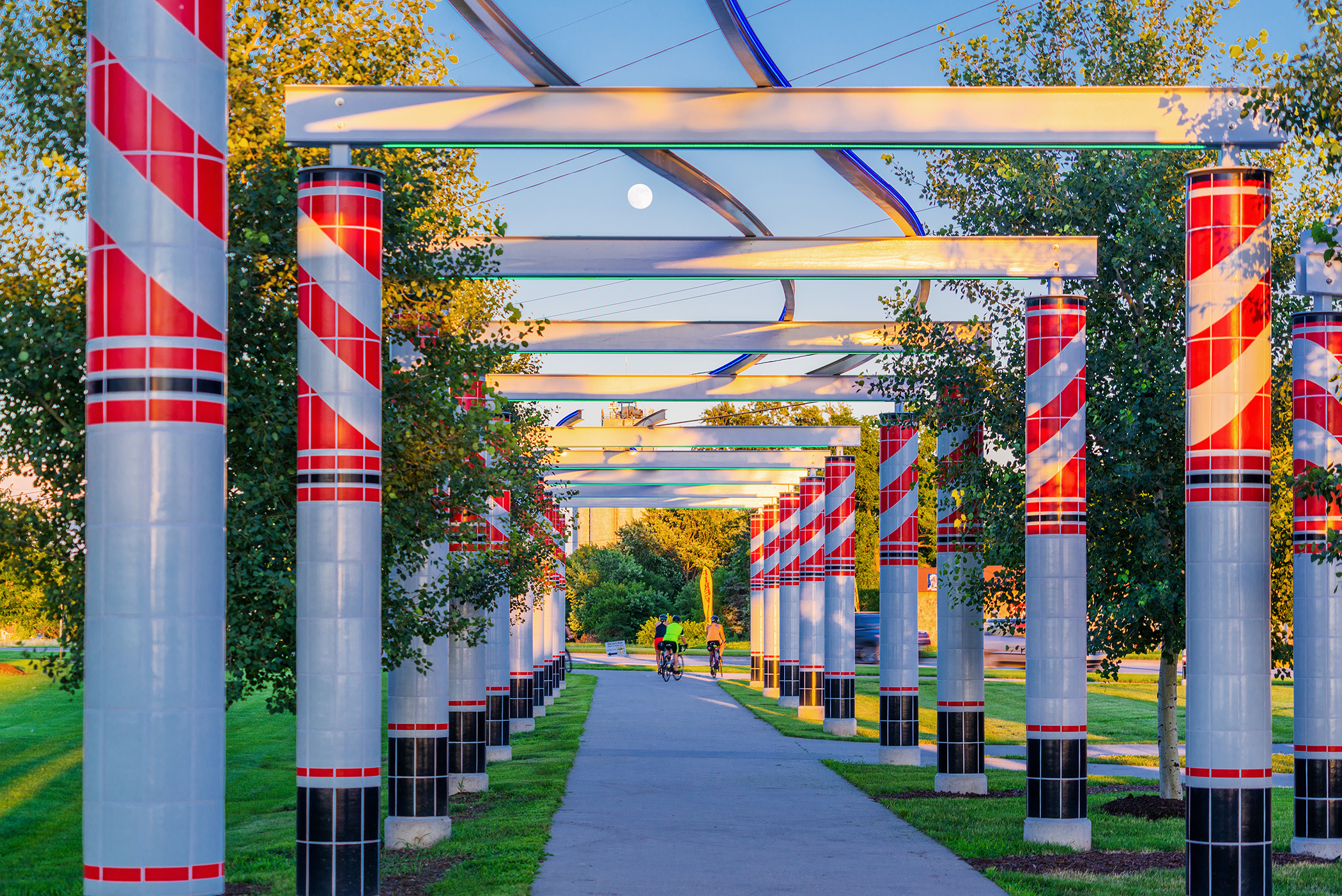 Waukee Railroad Pergola: In the Shadow of the Rails