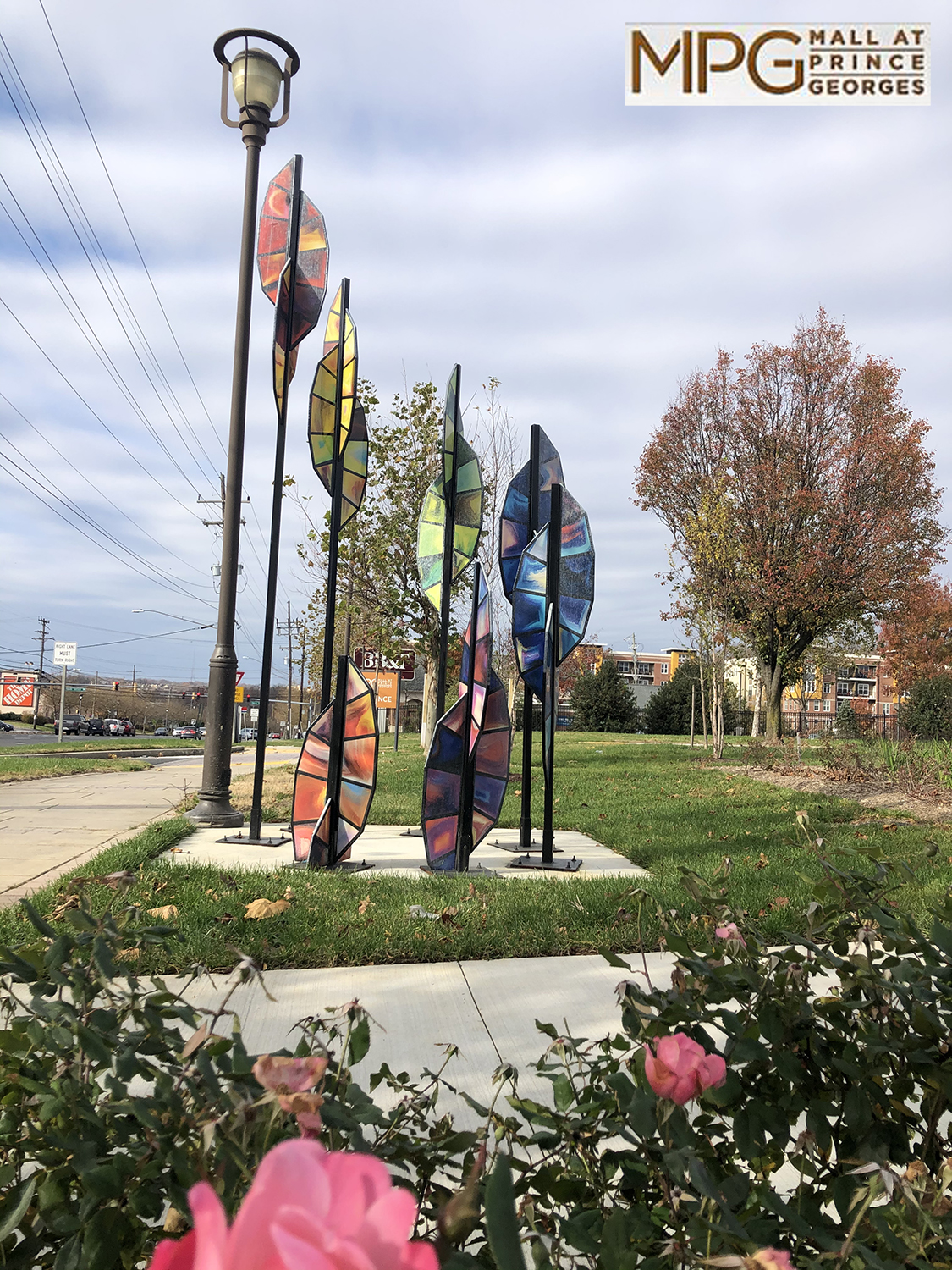 The Feather Spiral: Gateway Art Feature for the Mall at Prince Georges, Hyattsville, MD