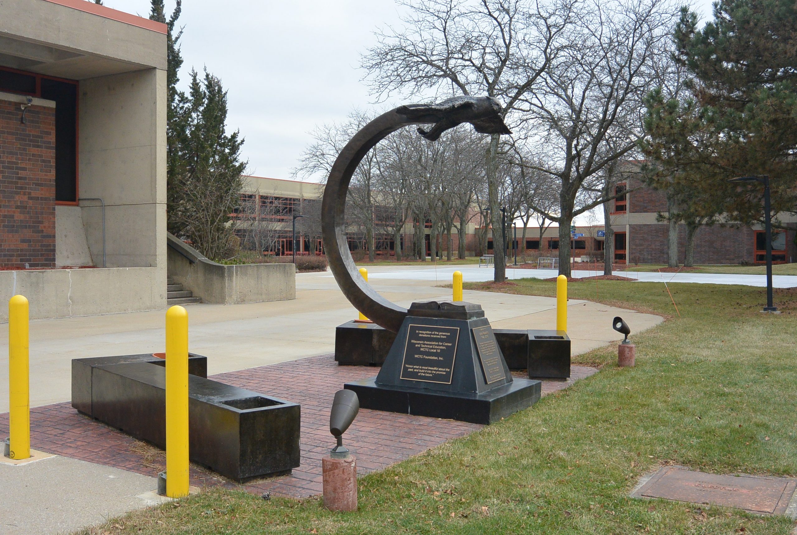 WCTC Memorial  bronze sculpture “Honor”