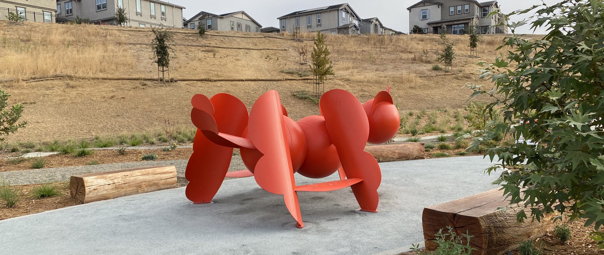 Cat playground sculpture