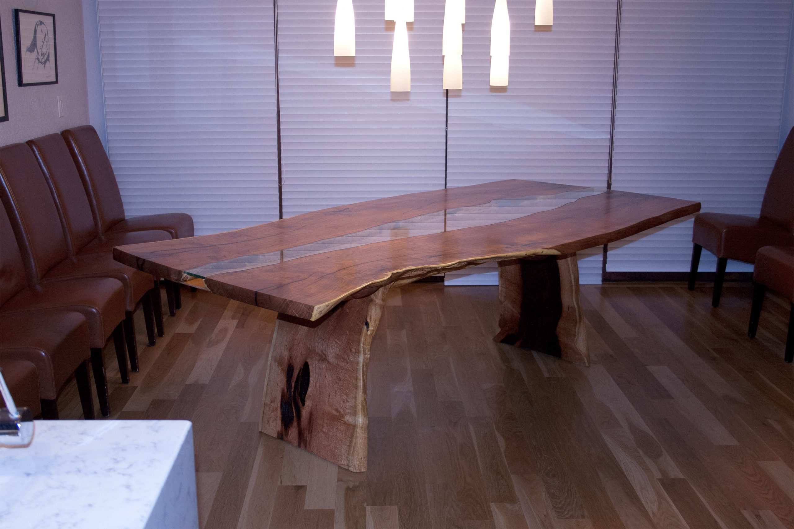 Mesquite Slab Dining Table