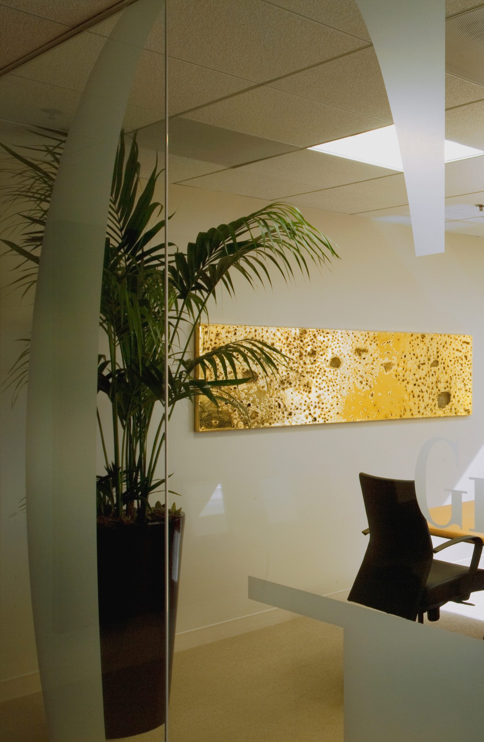 24K Gold Painting for Commercial Bank