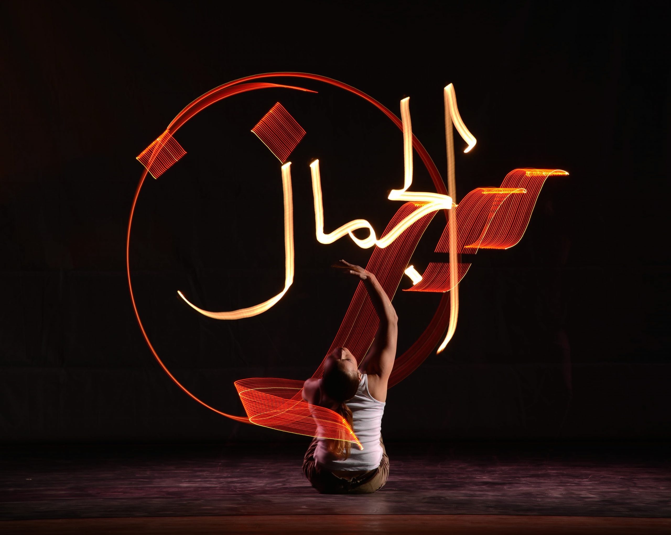 Light-calligraphy and Dance