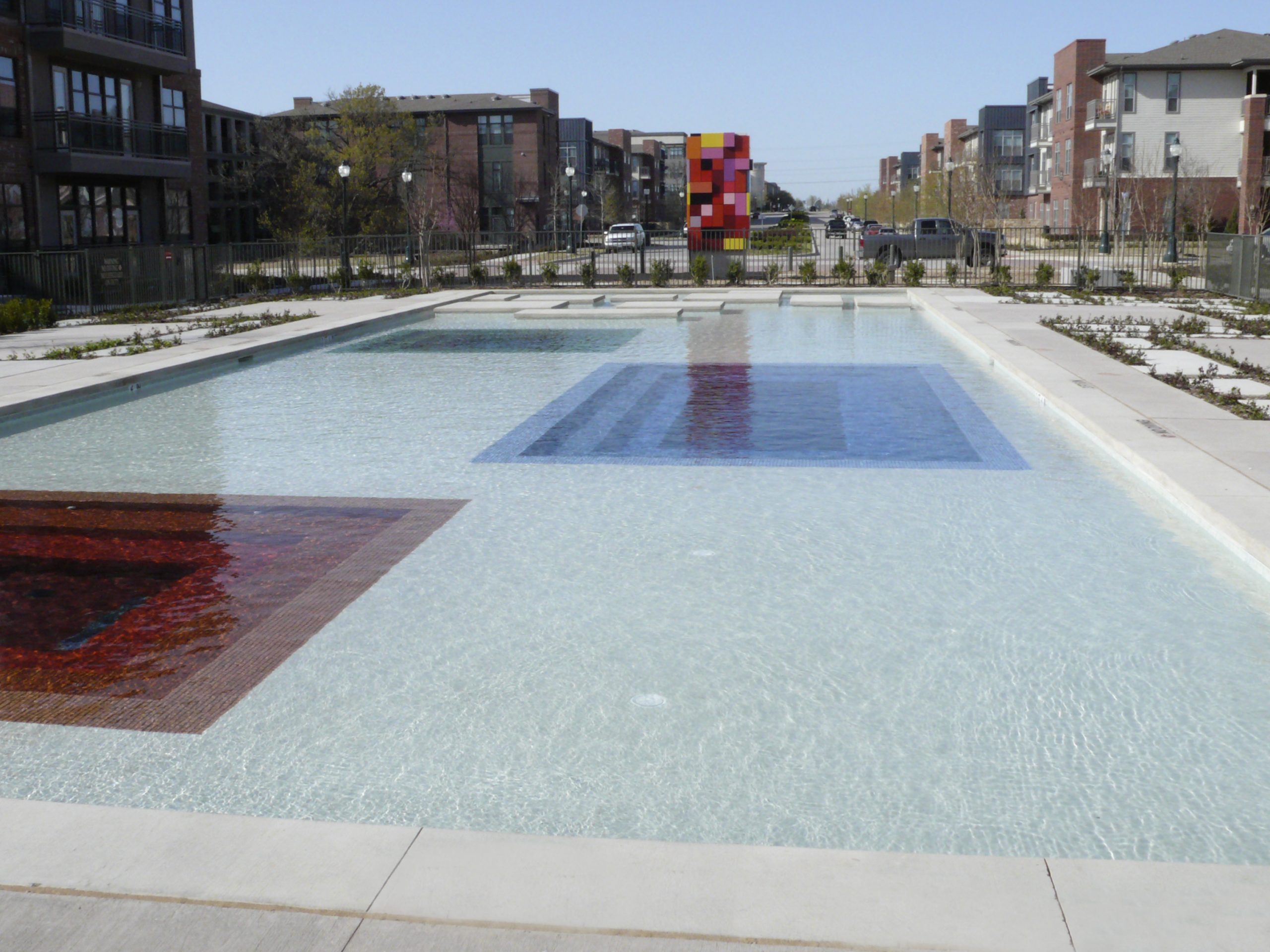 Contemplation Plaza and Sawyer Pool