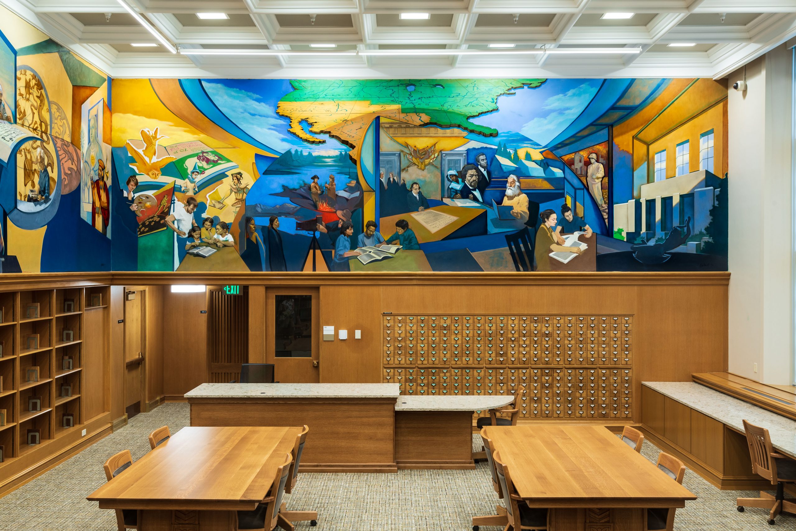 The Lilly Library Bicentennial Murals Project of Indiana University