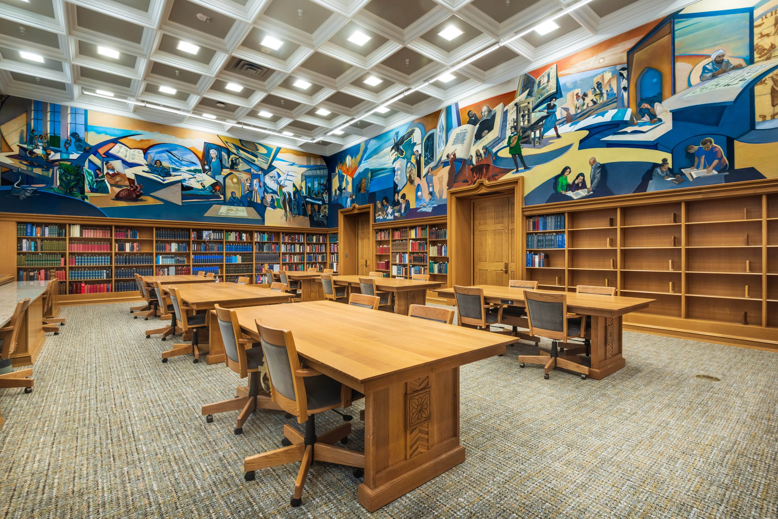 The Lilly Library Bicentennial Murals Project of Indiana University