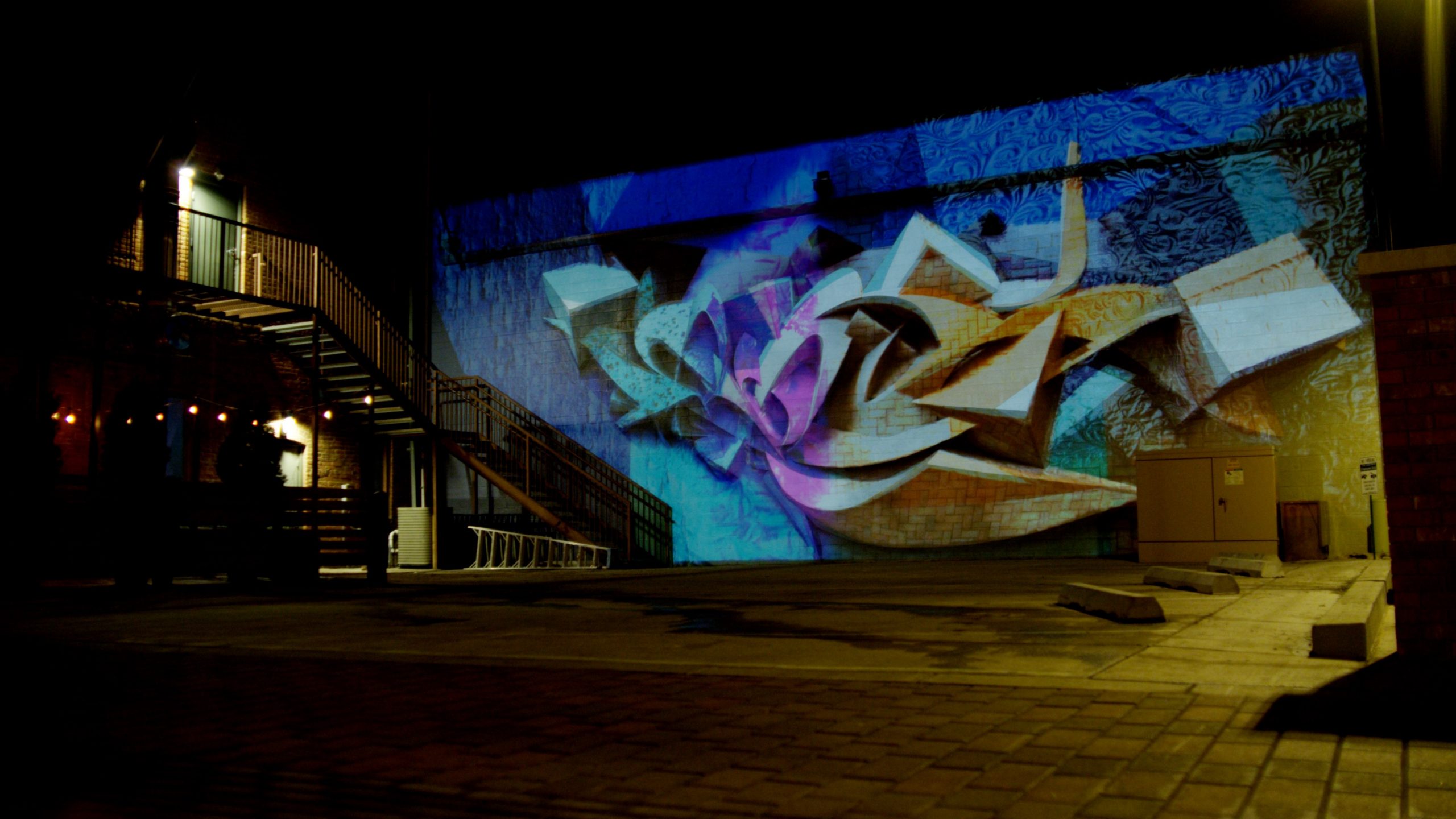 Illuminous: Interactive Projection Mural - CODAworx