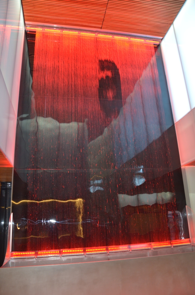 Digital Water Curtain at Coca-Cola Hq. Madrid
