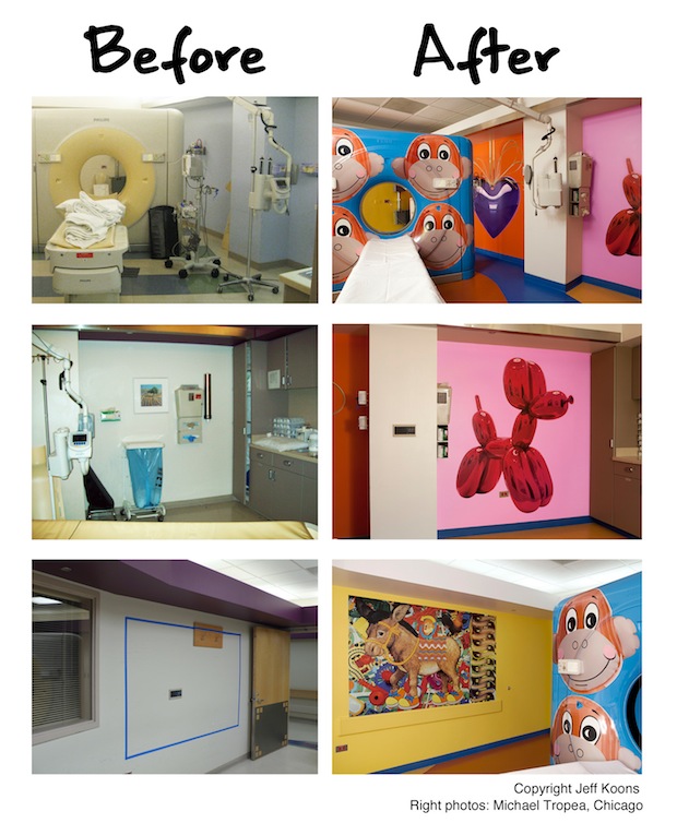 Jeff Koons at Advocate Children’s Hospital