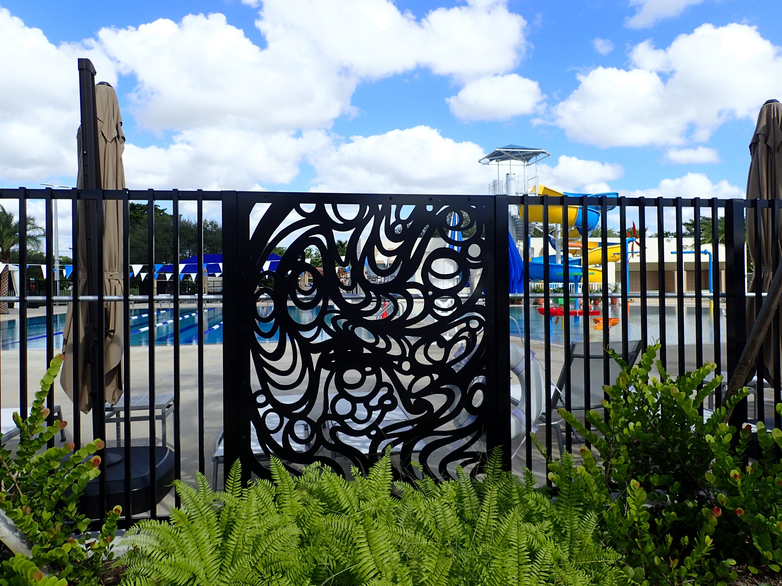 Miami Springs Aquatic Center – Sculpture & Decorative Fence