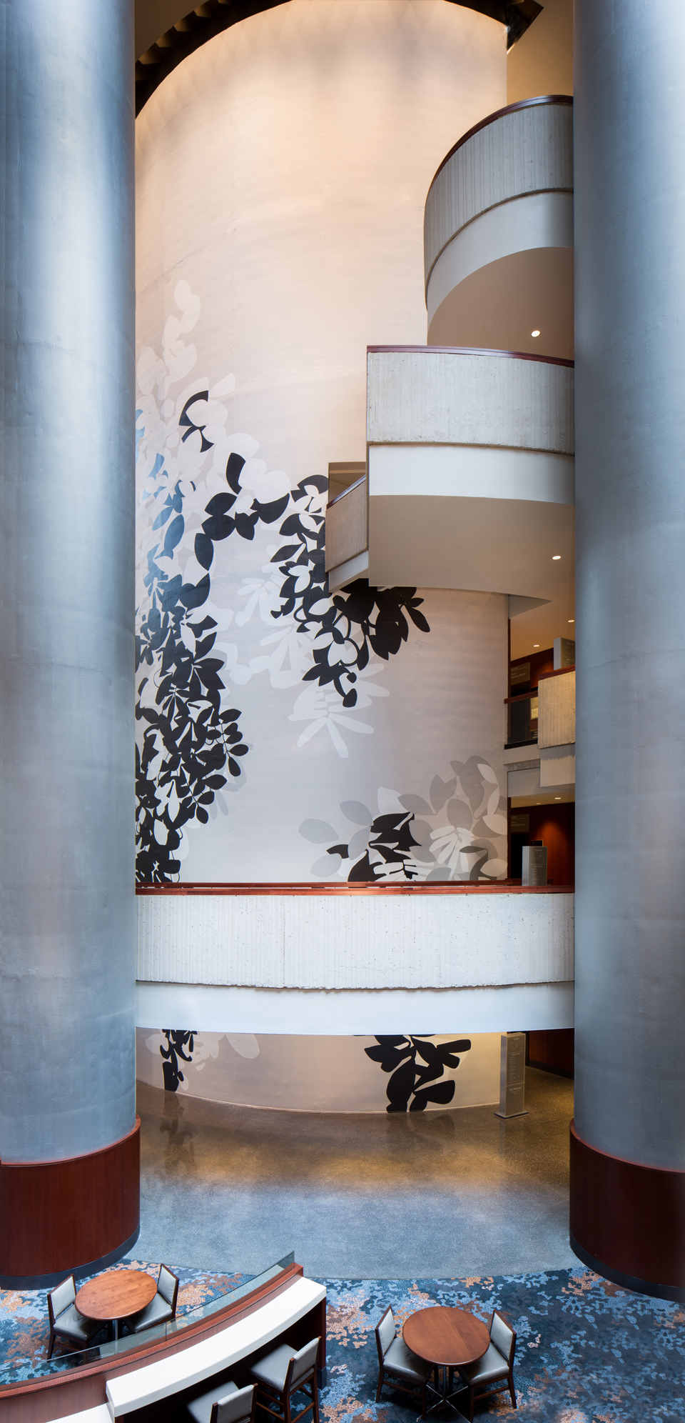 Westin Peachtree Plaza Grand Scale Wall Painting