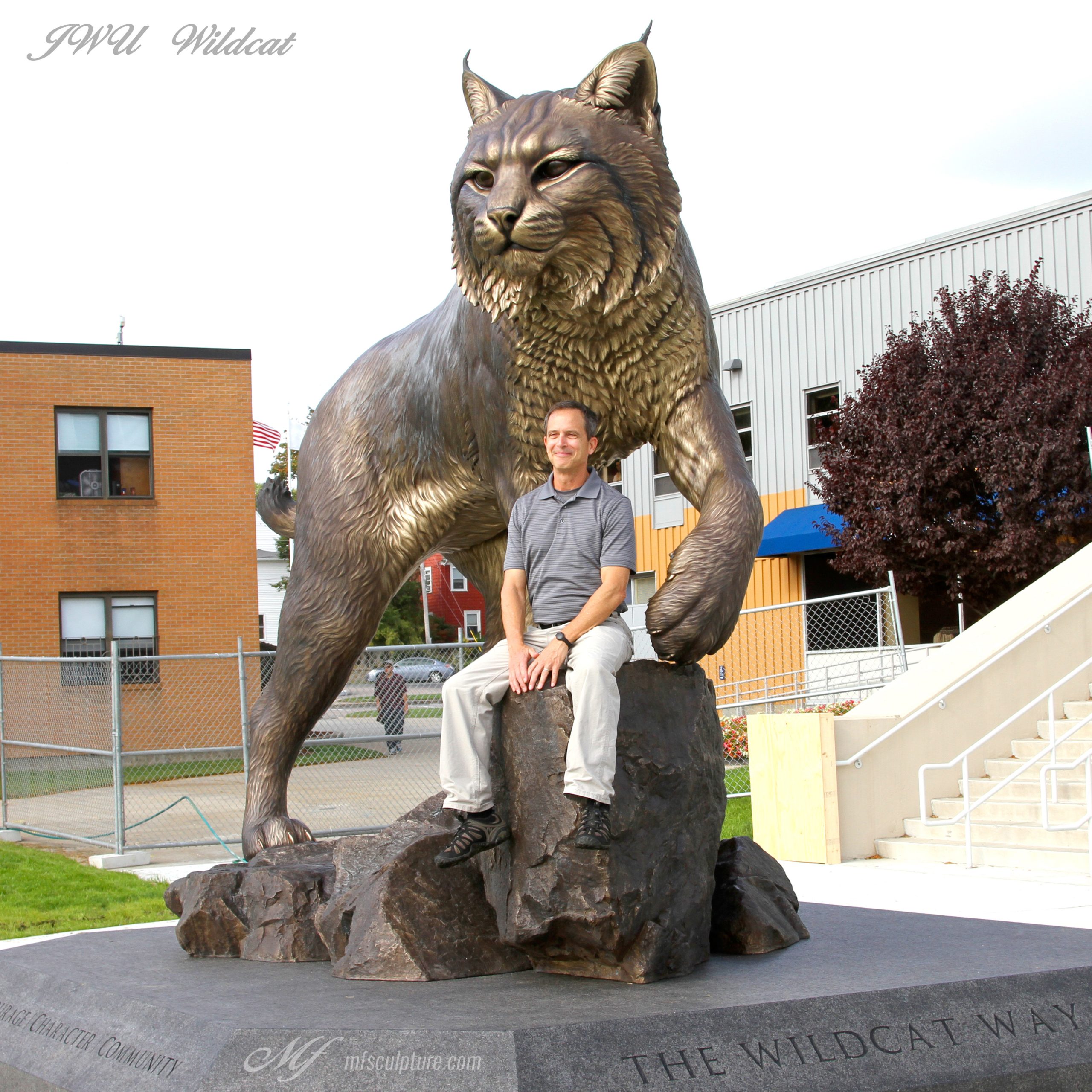 JWU Wildcat Monument