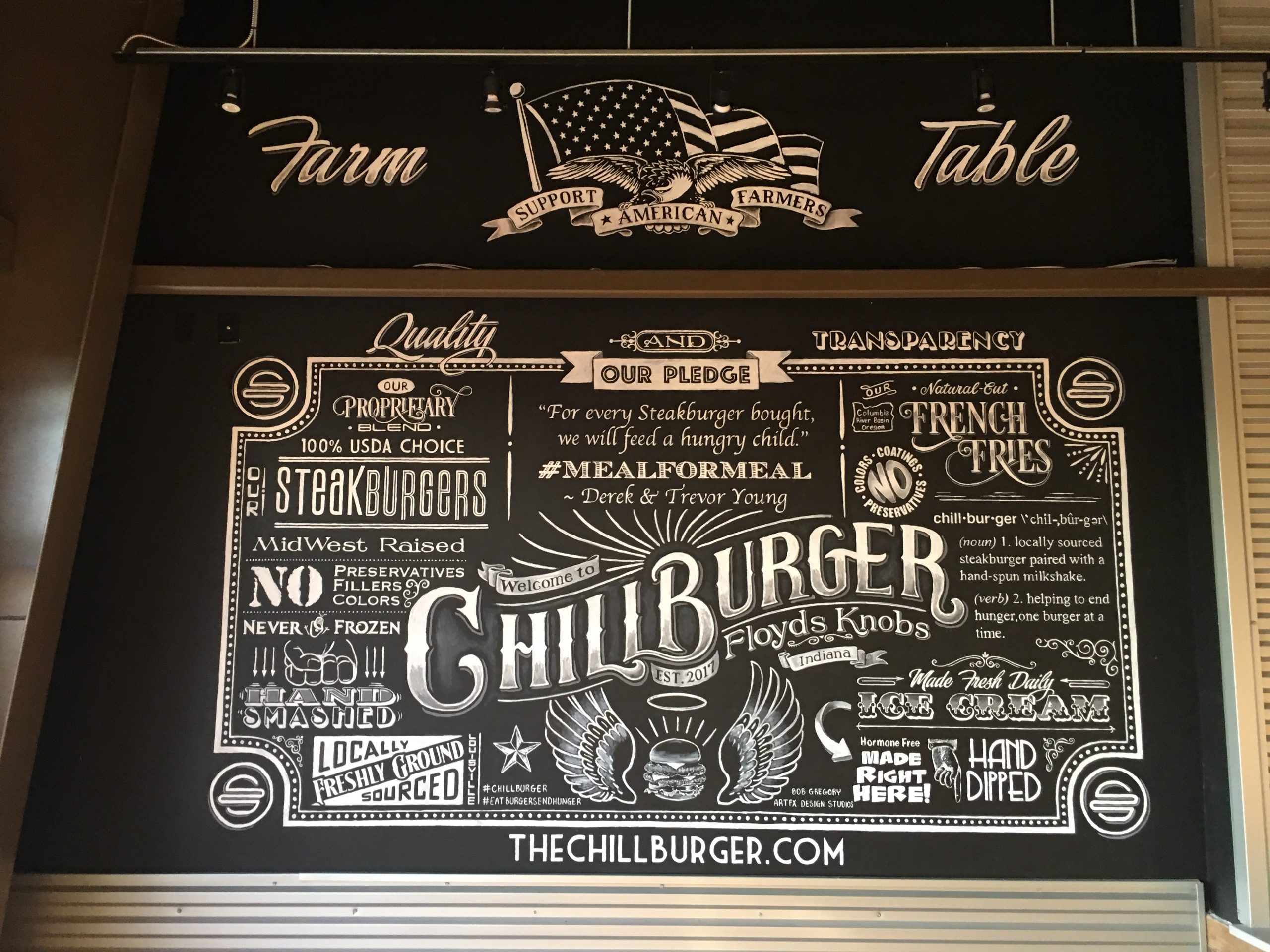 Chillburger Chalkboard Mural Projects