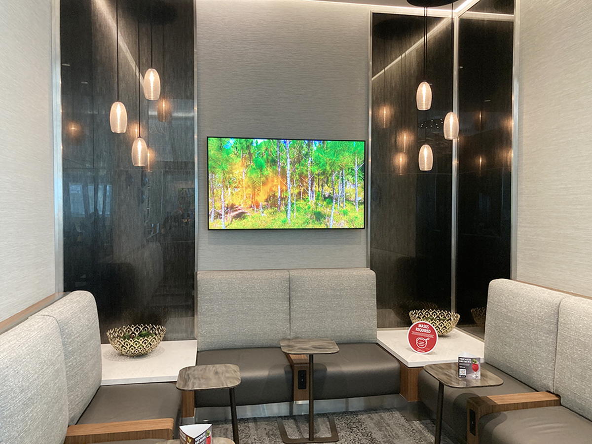 The Portal, Video Installations at Delta Sky Club, Fort Lauderdale-Hollywood Airport