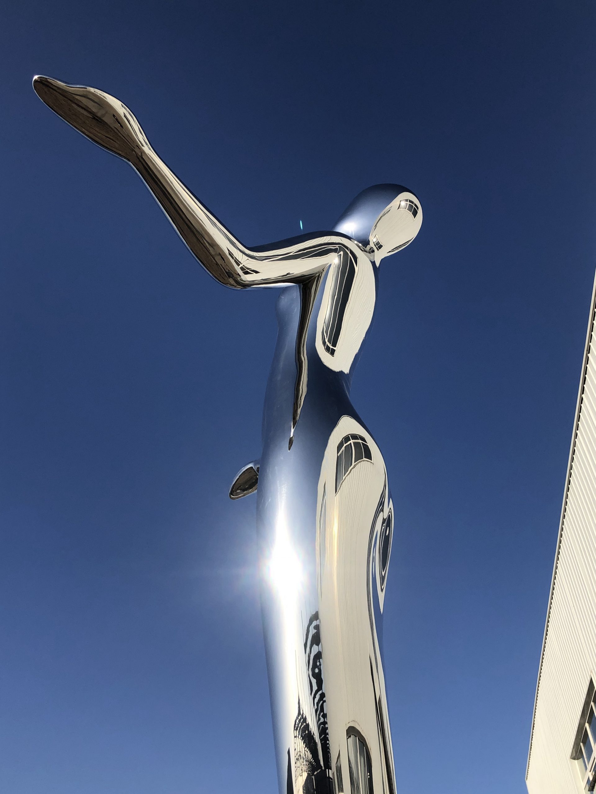 Mirror Polishing Stainless Steel Sculpture-Harmony