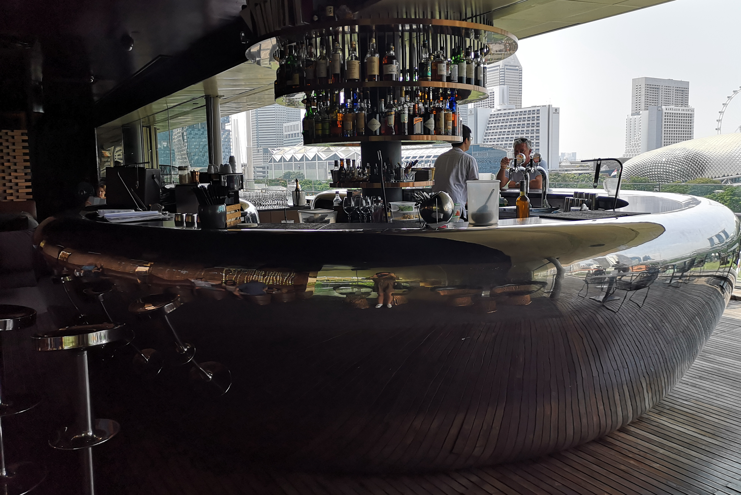 The Bar counter for Singapore national gallery, Smoke & Mirrors Bar