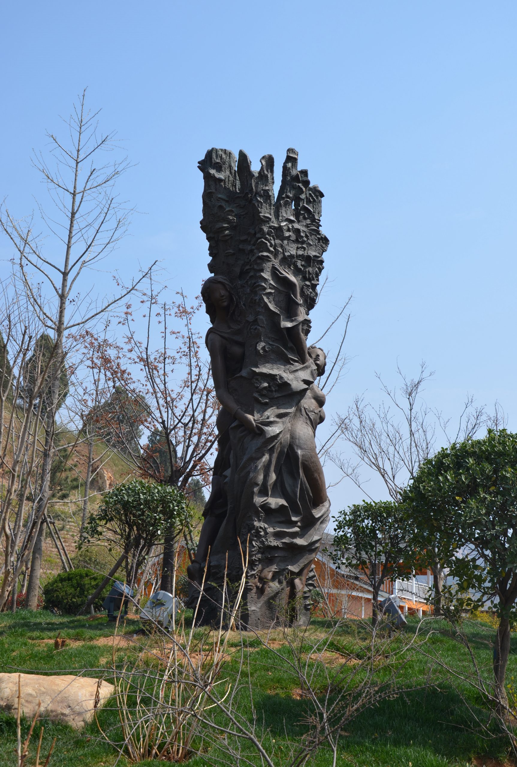Casting Bronze Sculpture with Patina-Jiangxue
