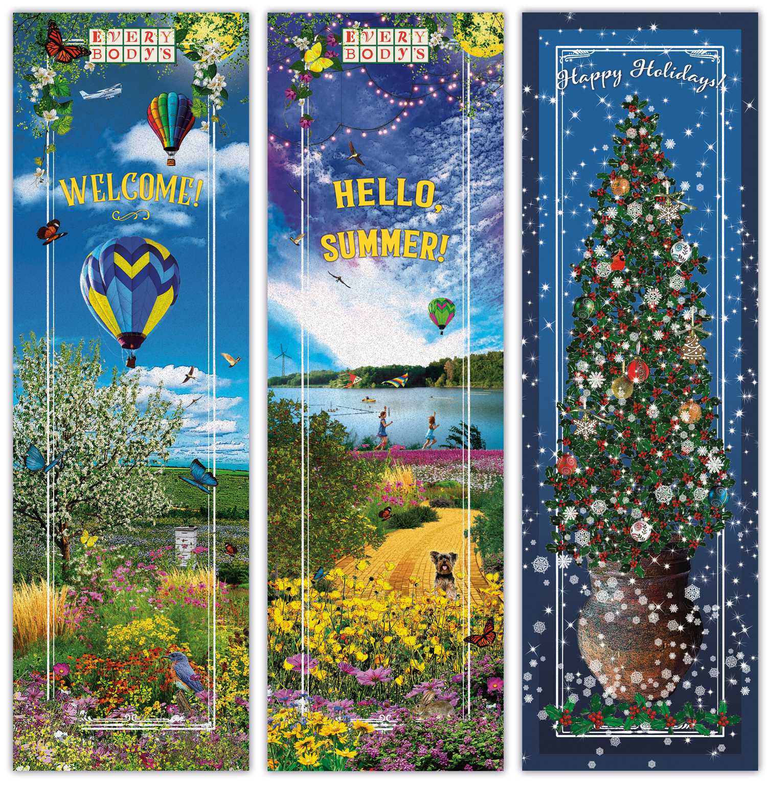 Holidays and Seasonal Banners for Everybody’s Whole Foods