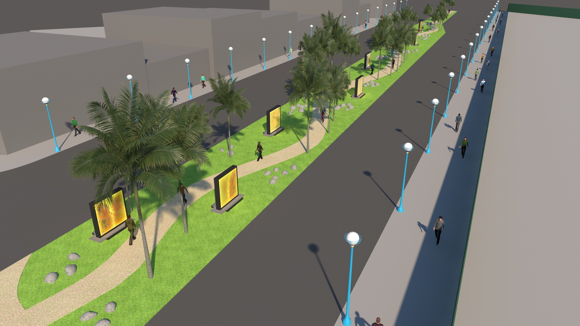 Proposed West Hollywood Luminous Public Art Exhibition Project