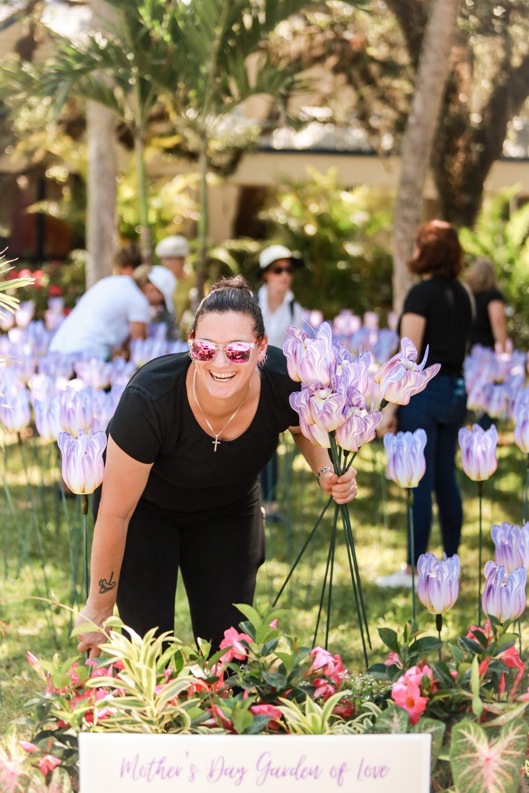 IRCHSC Mother’s Day Garden of Love – 1000 Lavender Tulip Pinwheels