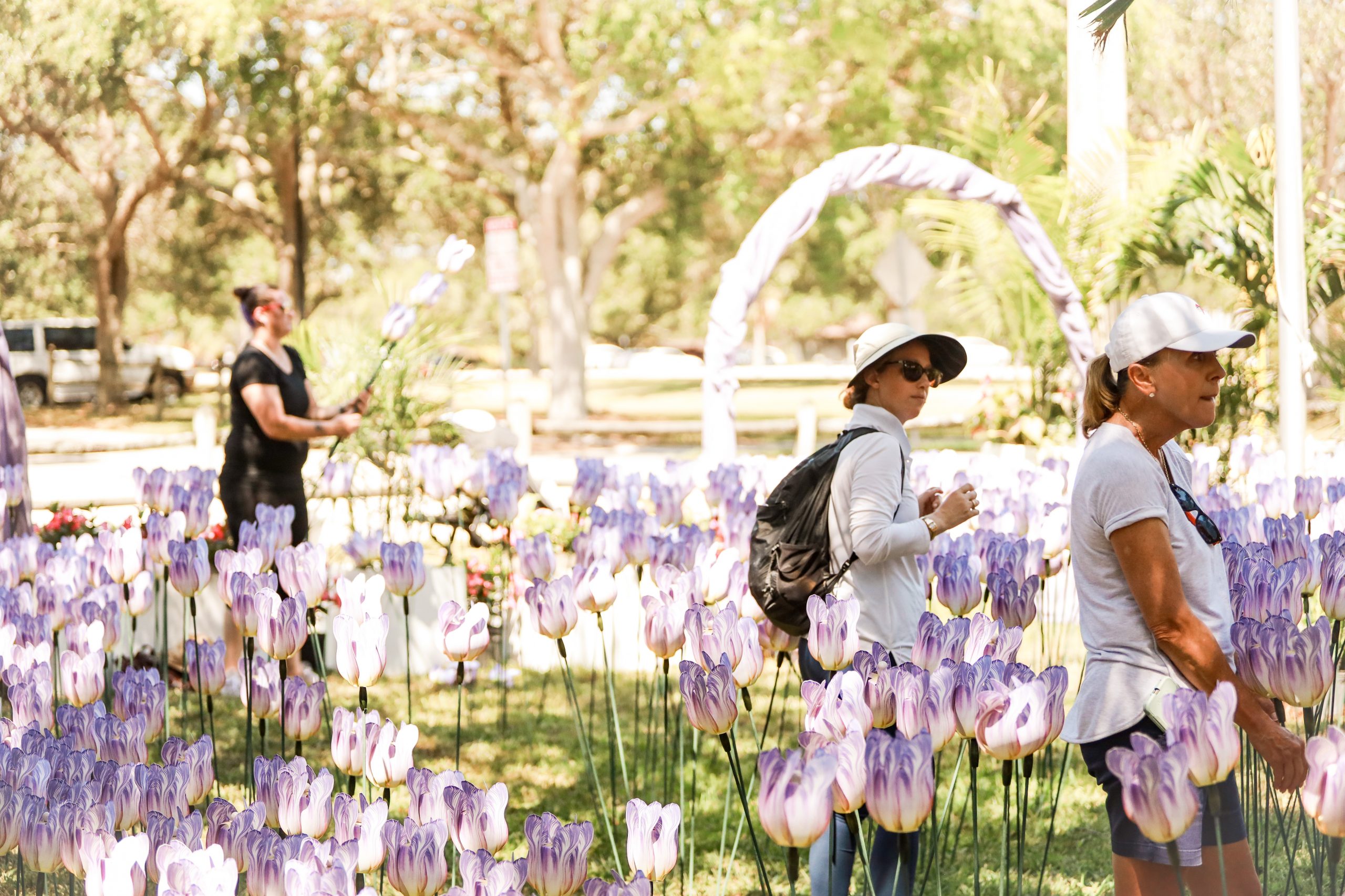 IRCHSC Mother’s Day Garden of Love – 1000 Lavender Tulip Pinwheels