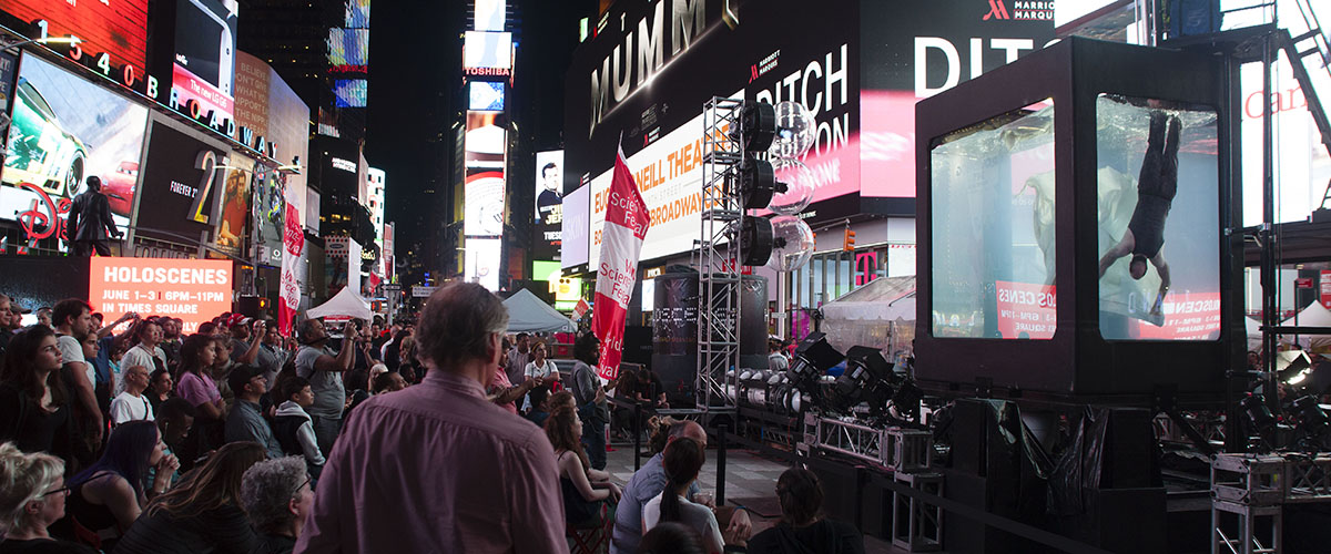 Holoscenes in Times Square NYC