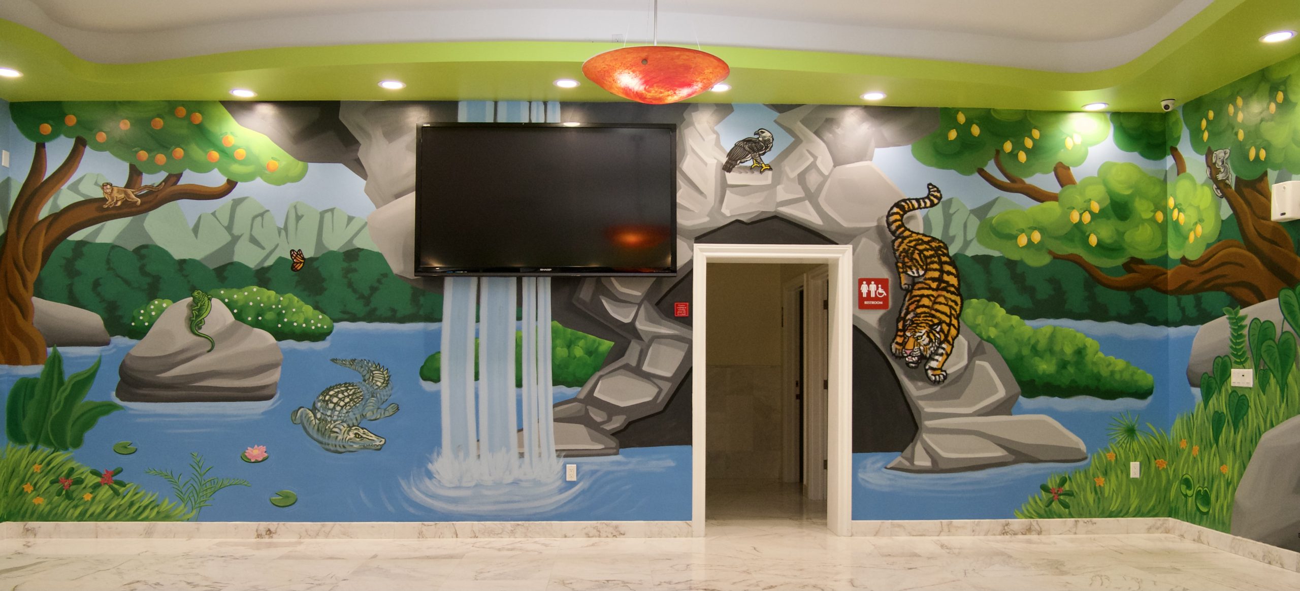 Miami Pediatric Jungle Murals