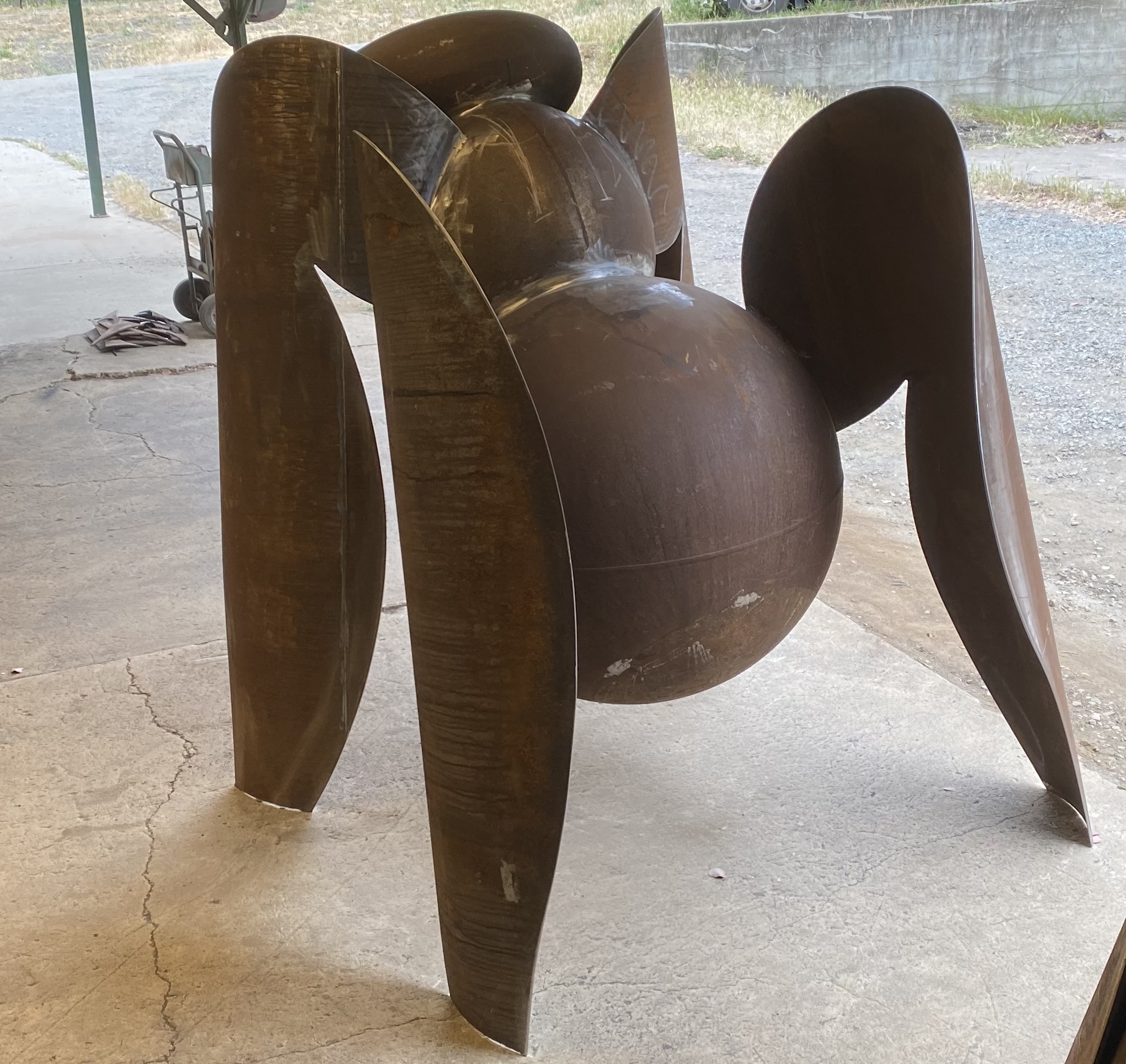 Hornet mascot sculpture