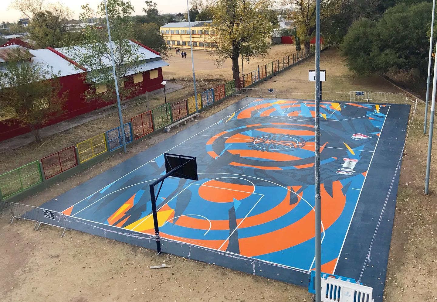NBA mural