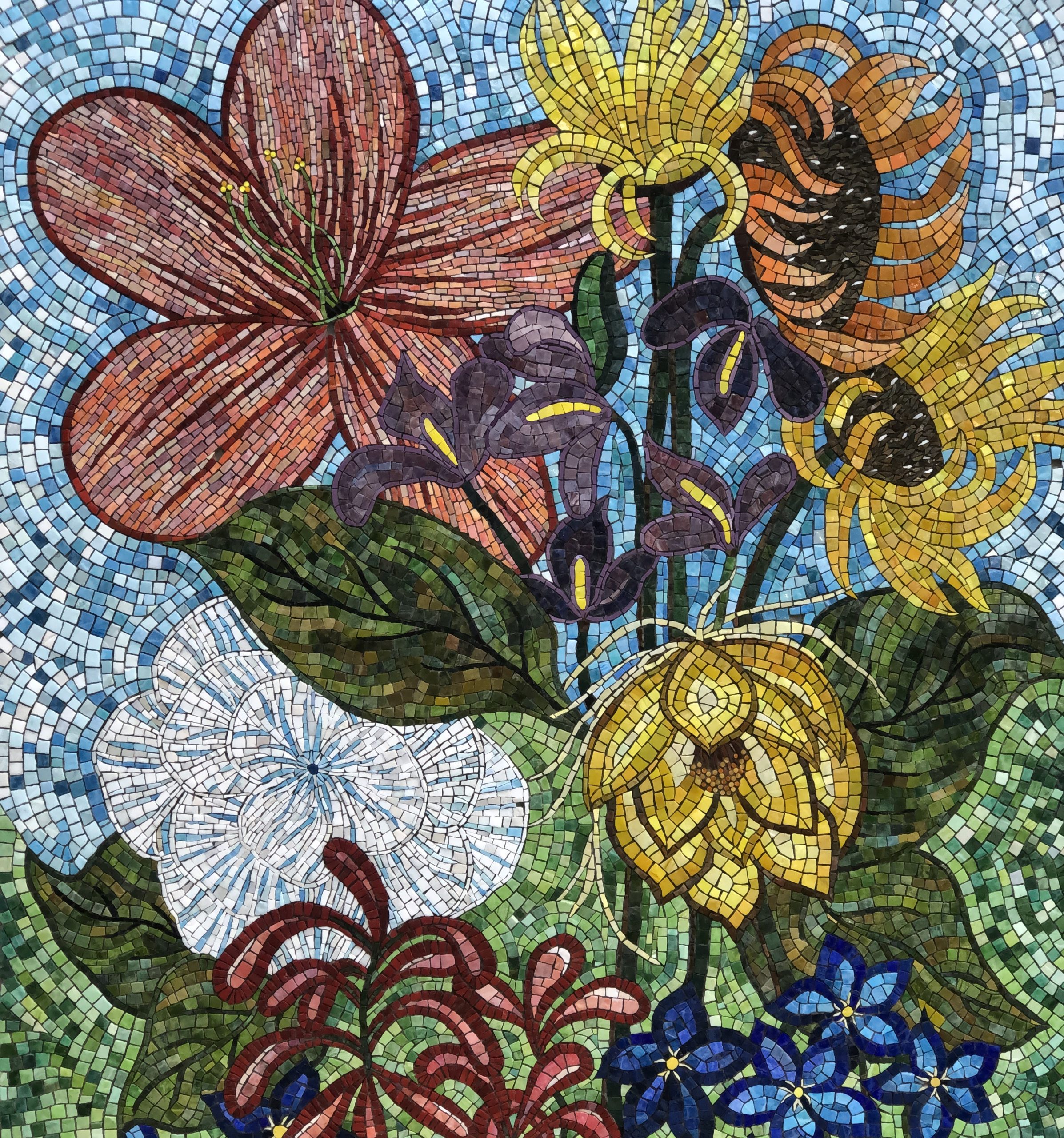 Wall of Flowers, Garden Commission
