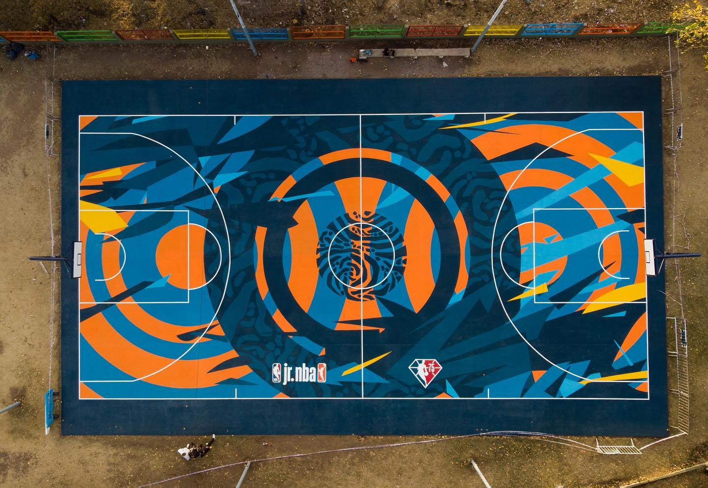 NBA mural