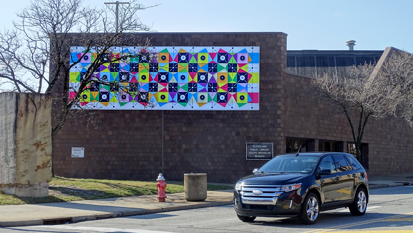 QUADRATALUX – Cleveland Public Library Art Wall Installation