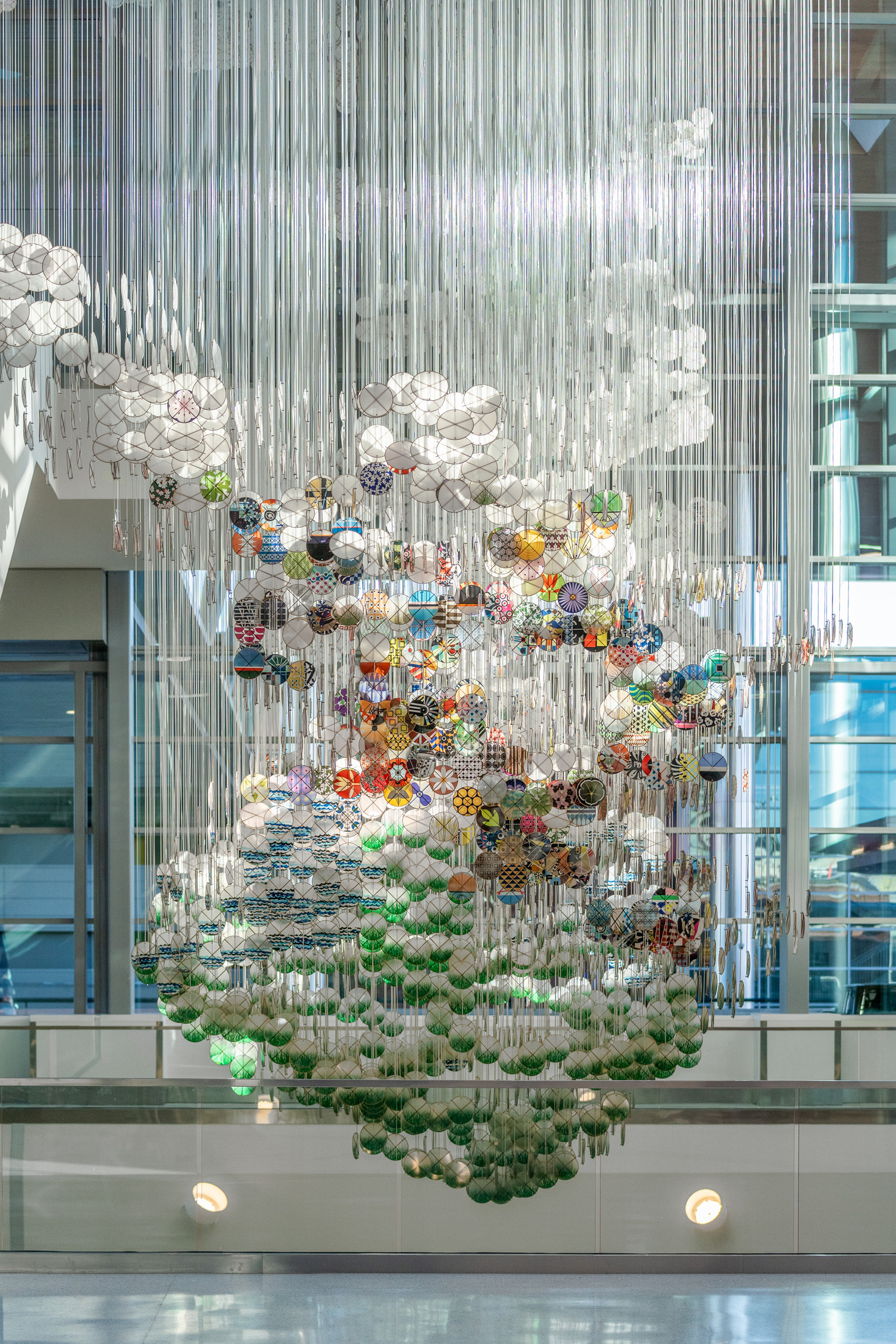 “The Unscalable Rampart of Time”, 2022 – Jacob Hashimoto