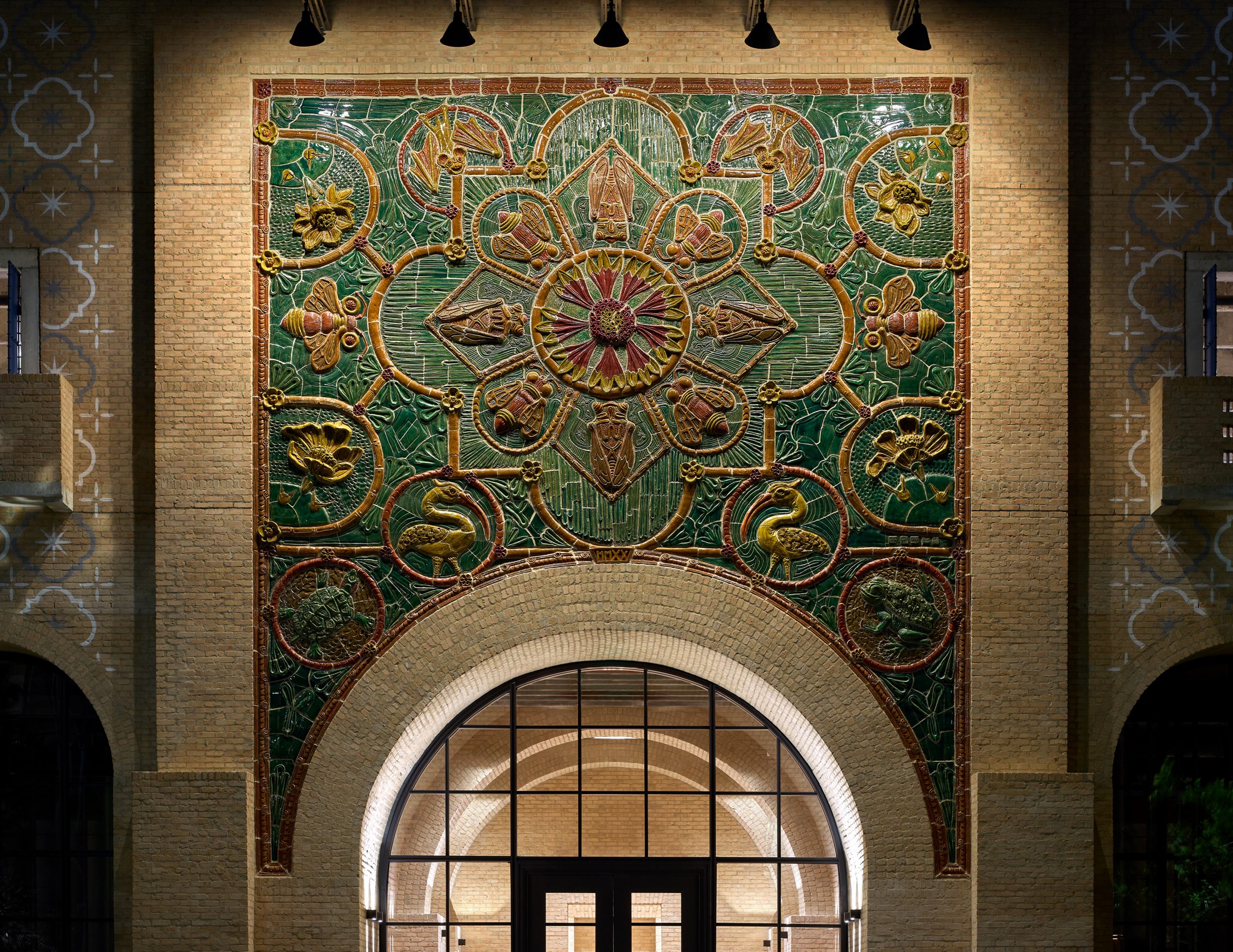 Oxbow Building: Ceramic Tile Murals
