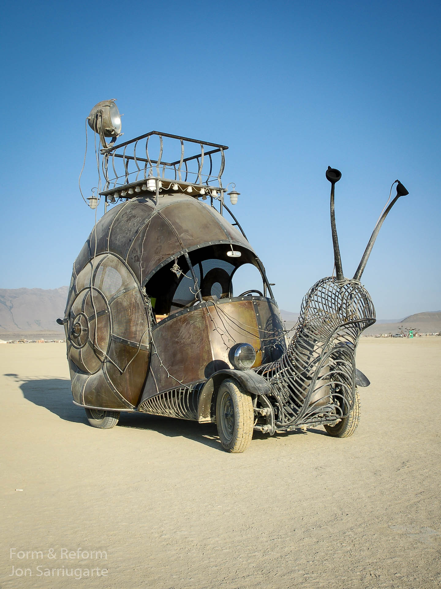 Golden Mean Snail Art Car