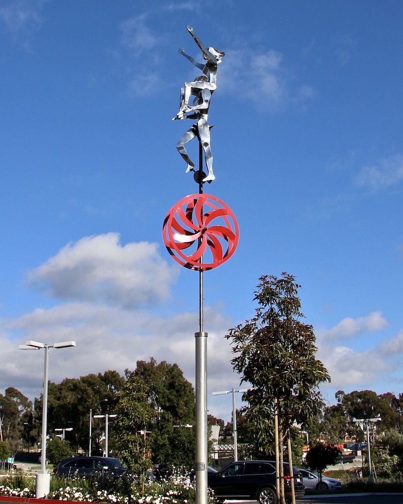 LIFT ME WITH YOUR LOVE Kinetic Sculpture