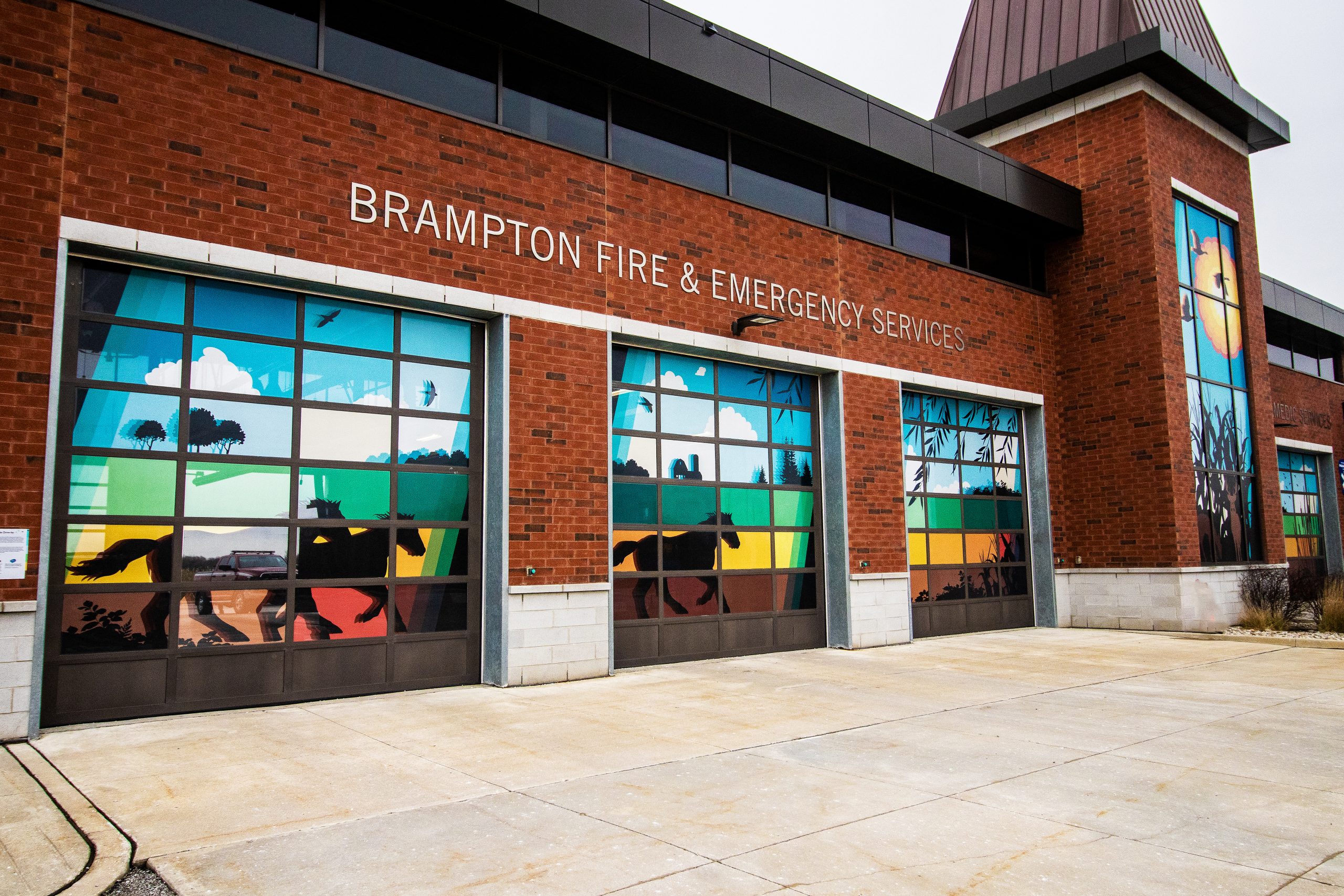 Brampton Fire Station Mural